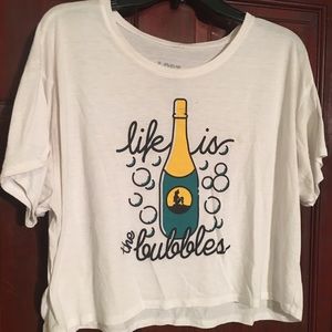 Lost Bros Life is the bubbles crop top